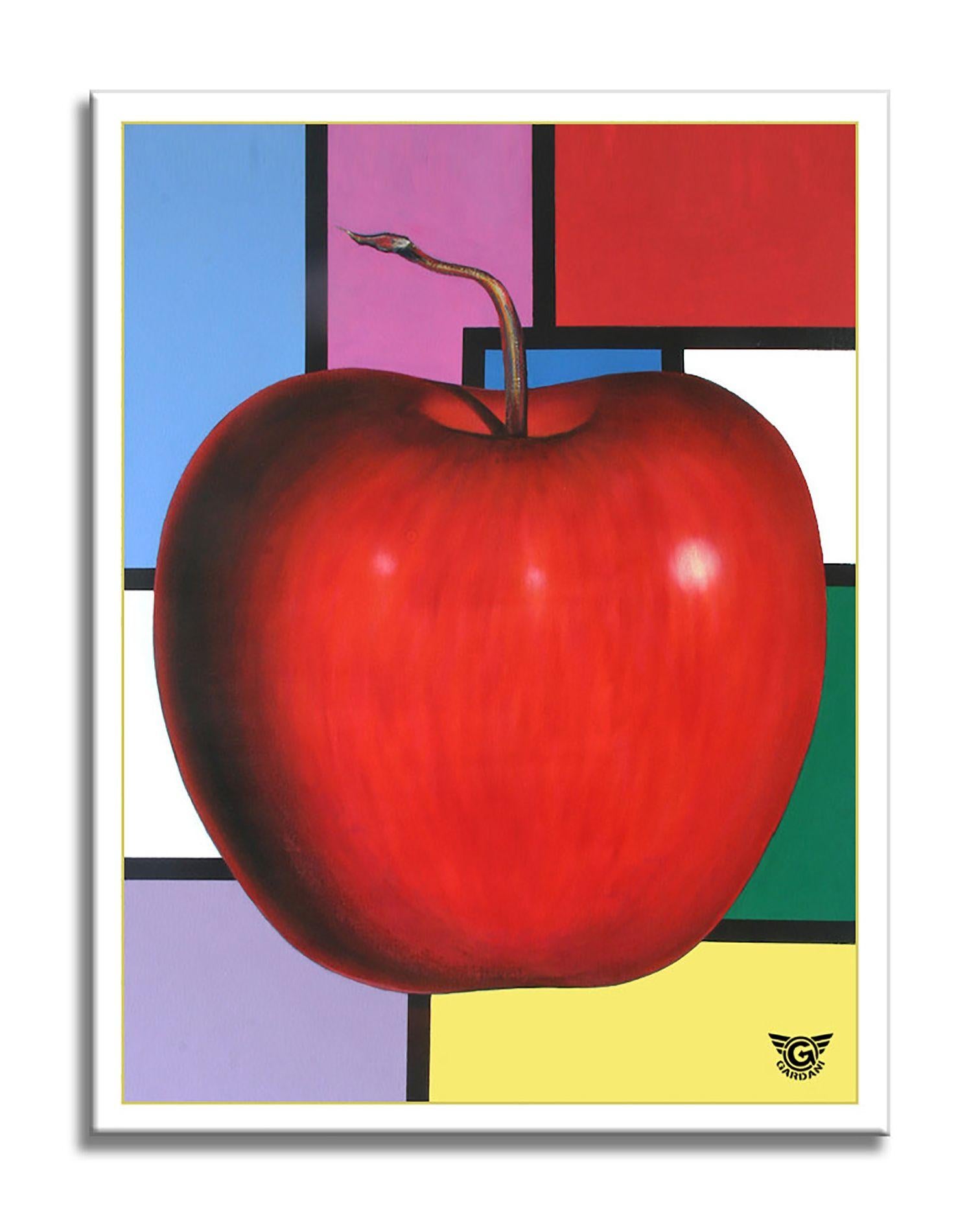 Mela Modrian, Pittura, Olio su tela in vendita 1