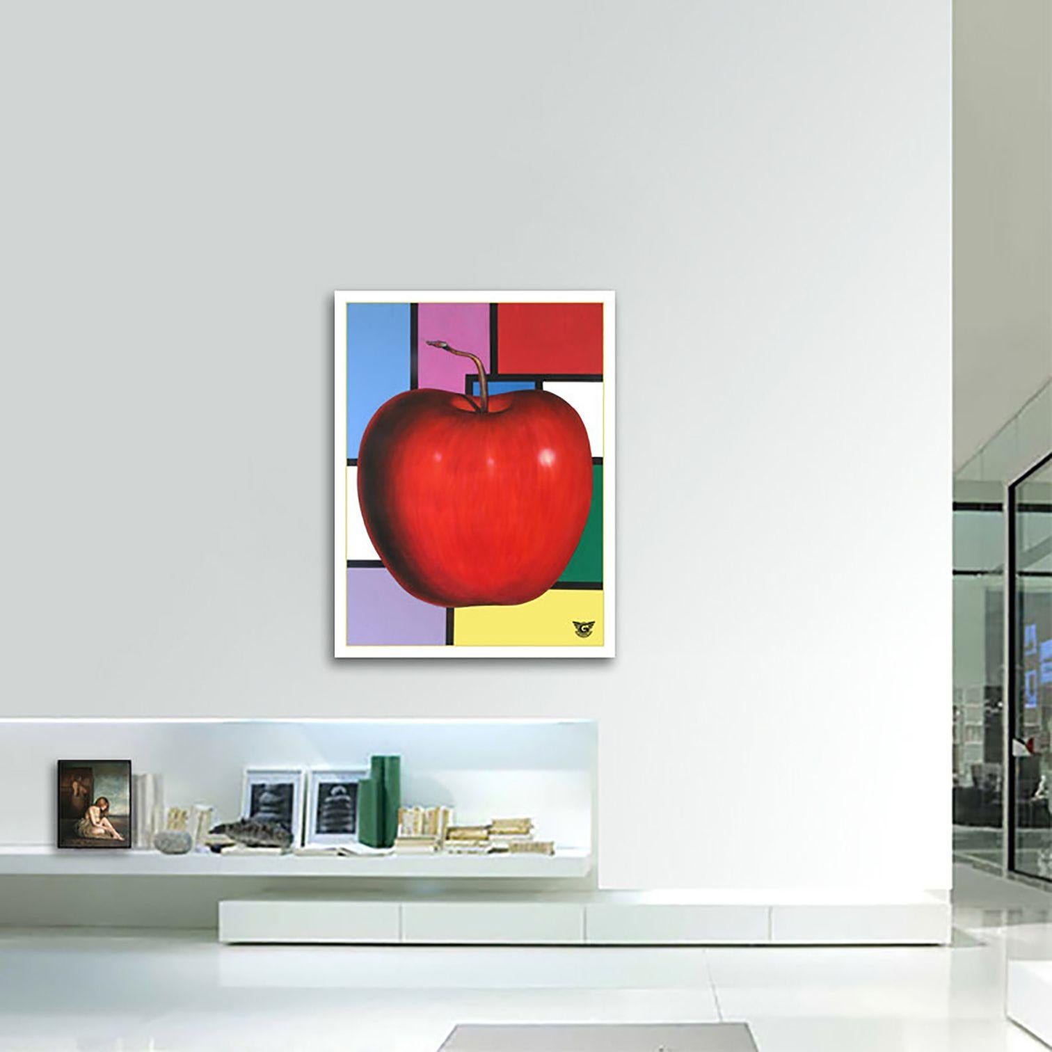 Mela Modrian, Pittura, Olio su tela in vendita 2