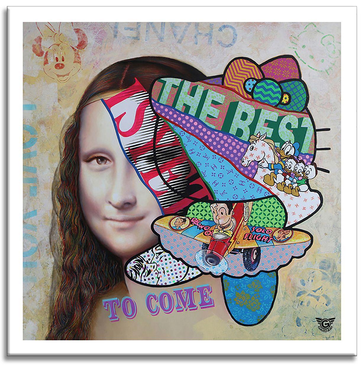 One-of-a-kind Pop Art Original Painting on Canvas by Gardani available for you. Hand signed by the Artist front and back, comes with official Gardani Certificate of Authenticity with a unique dollar bill sequence as a registration matching number of