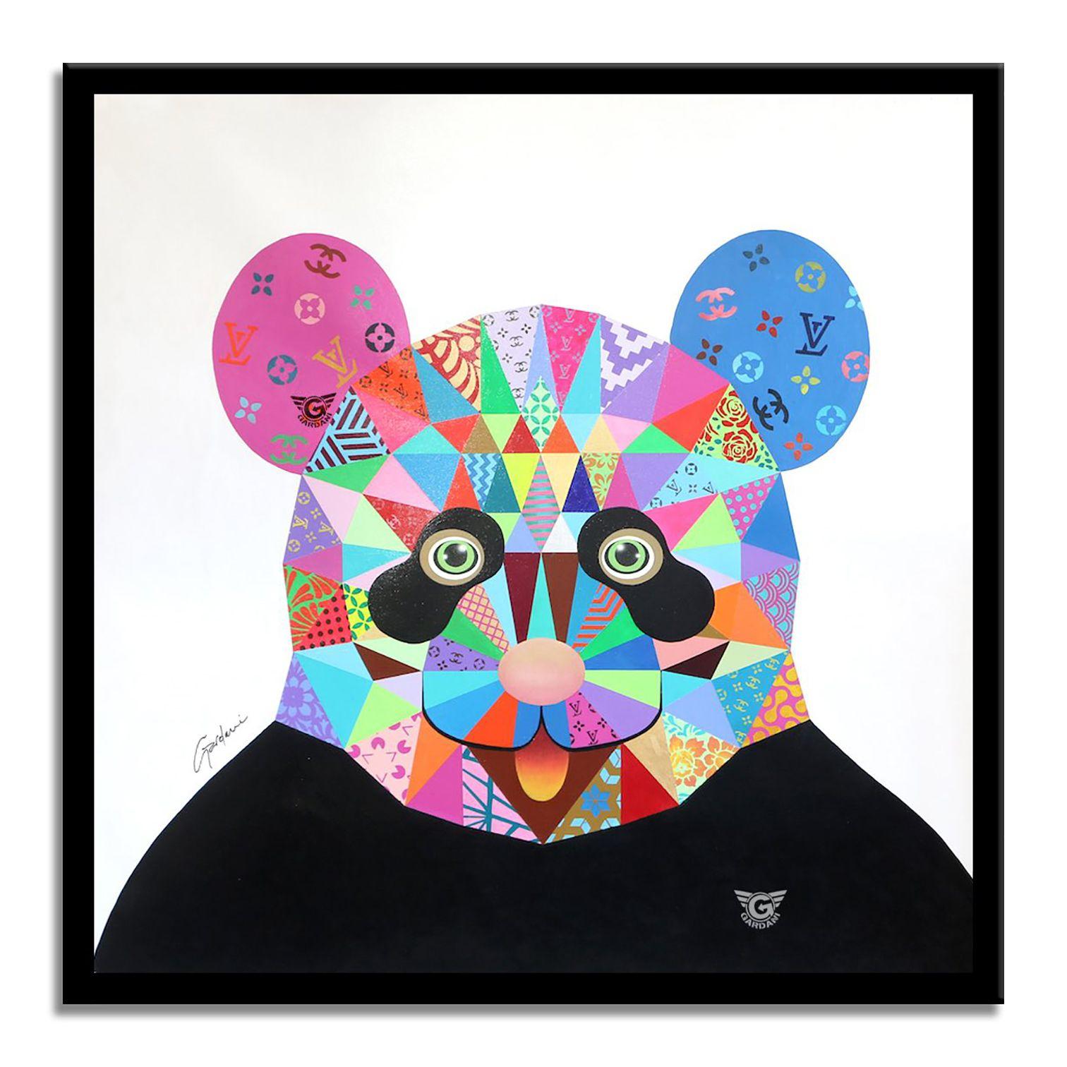 Mr Teddy Bear, Painting, Acrylic on Canvas For Sale 1