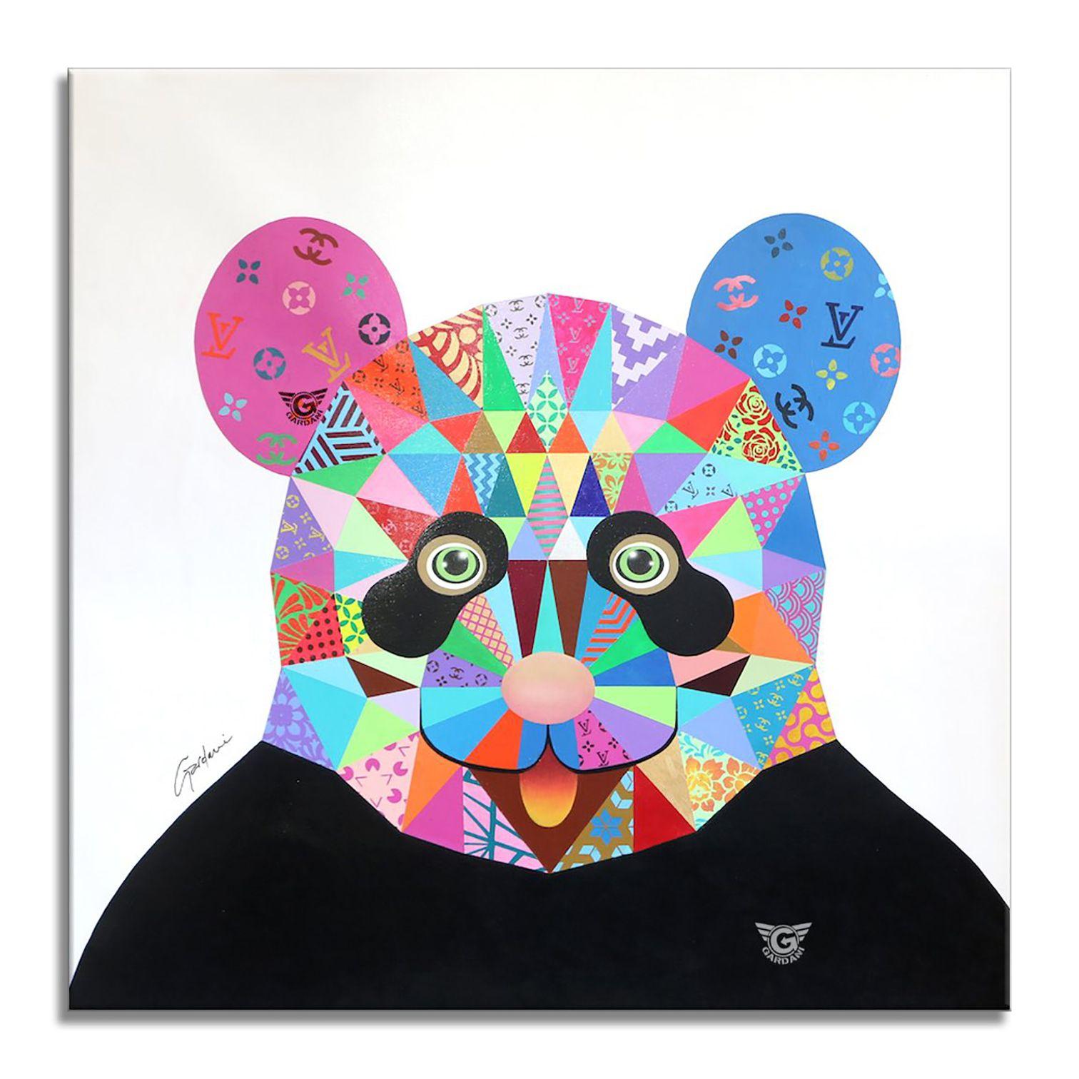 Mr Teddy Bear, Painting, Acrylic on Canvas For Sale 3