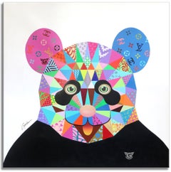 Mr Teddy Bear, Painting, Acrylic on Canvas