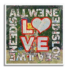 Need LOVE â€" OriginalgemÃ?lde auf Leinwand, GemÃ?lde, Acryl auf Leinwand