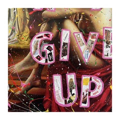Never Give - Peinture originale sur toile, Peinture, Acrylique sur toile