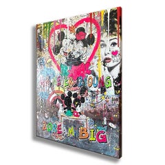 Never too young â€“ Original Painting on canvas, Painting, Acrylic on Canvas