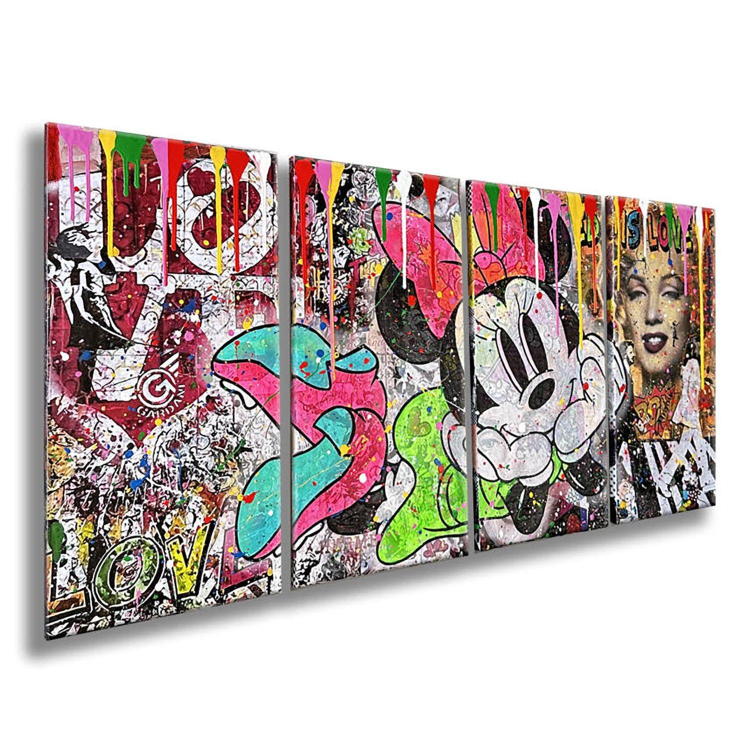 Old Times â€“ Original Painting on canvas, Painting, Acrylic on Canvas For Sale 2