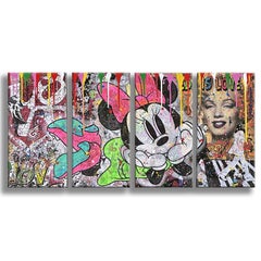 Old Times â€“ Original Painting on canvas, Painting, Acrylic on Canvas