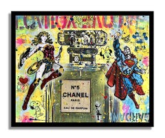Paris Woman â€“ Original Painting on canvas, Painting, Acrylic on Canvas