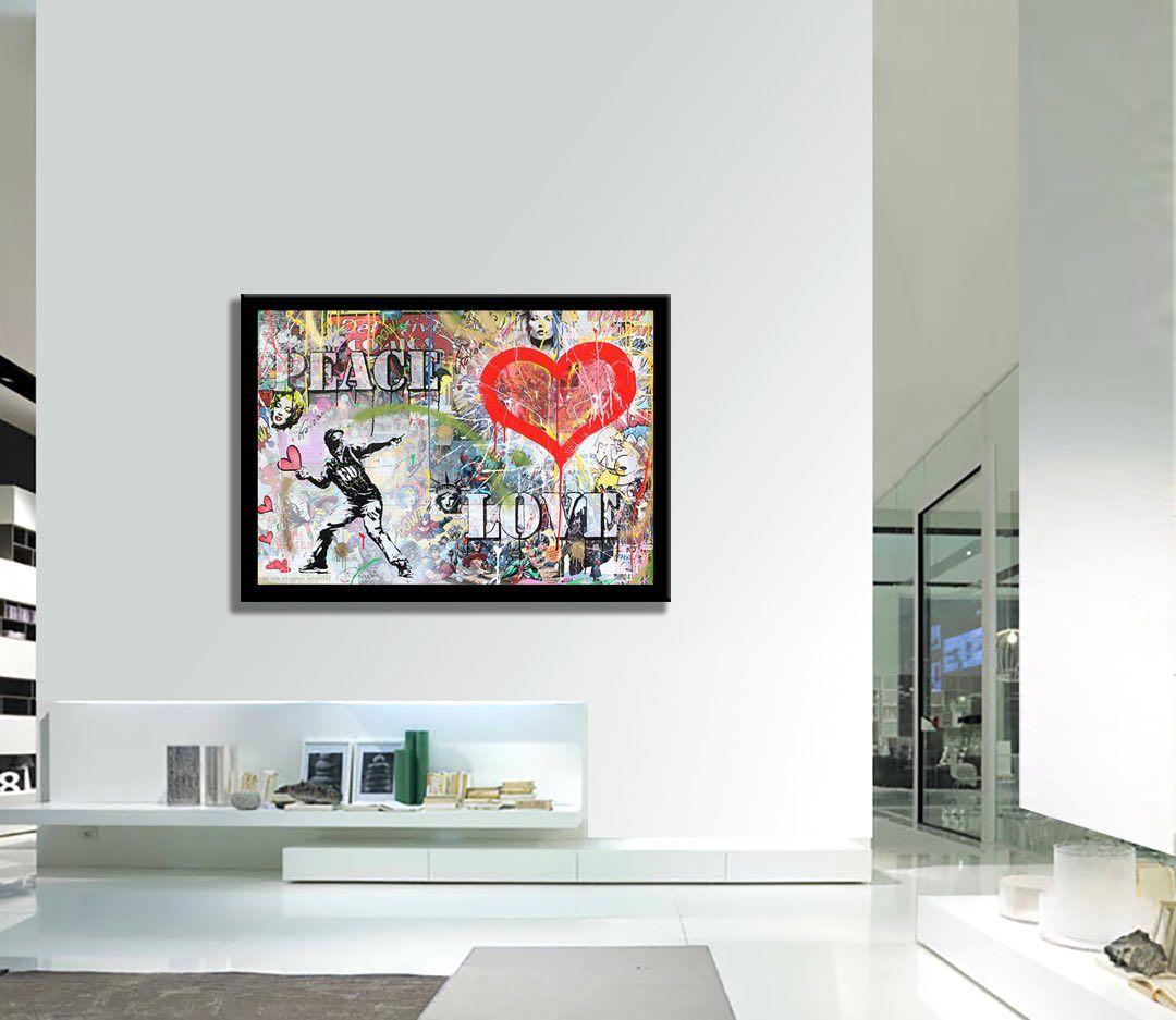 Original-Gemälde auf Leinwand.    Einzigartiges Pop-Art-Originalgemälde auf Leinwand von Gardani für Sie verfügbar. Handsigniert vom Künstler auf der Vorder- und Rückseite, mit offiziellem Gardani-Echtheitszertifikat mit einer einzigartigen