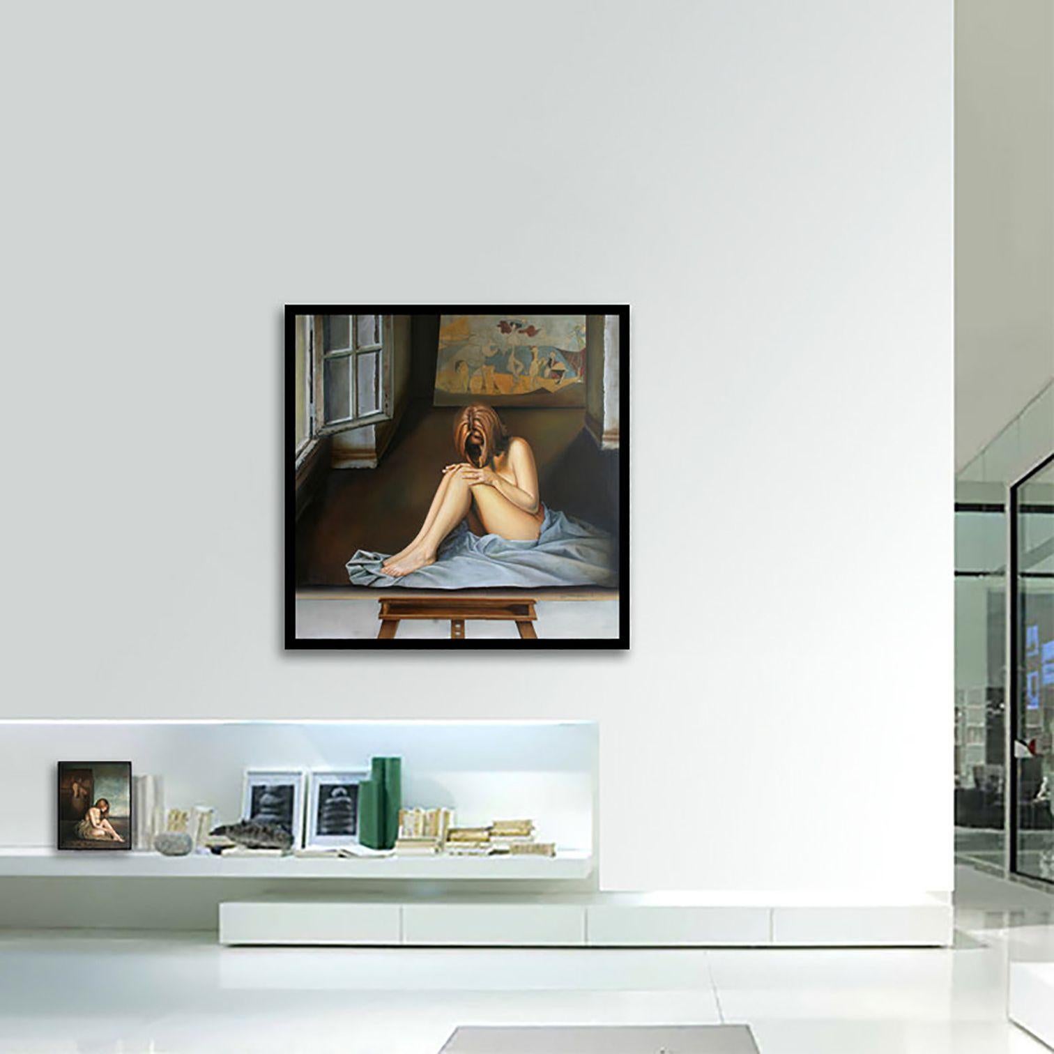 Picasso Muse, Painting, Oil on Canvas For Sale 1