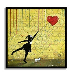Please stay â€“ Original Painting on Canvas, Painting, Acrylic on Canvas
