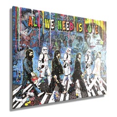 Queen Beatles Troopers â€“ Original Painting, Painting, Acrylic on Canvas