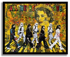 Royalty Beatles â€“ Original Painting on canvas, Painting, Acrylic on Canvas