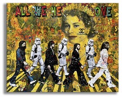 Royalty Beatles â€“ Original Painting on canvas, Painting, Acrylic on Canvas