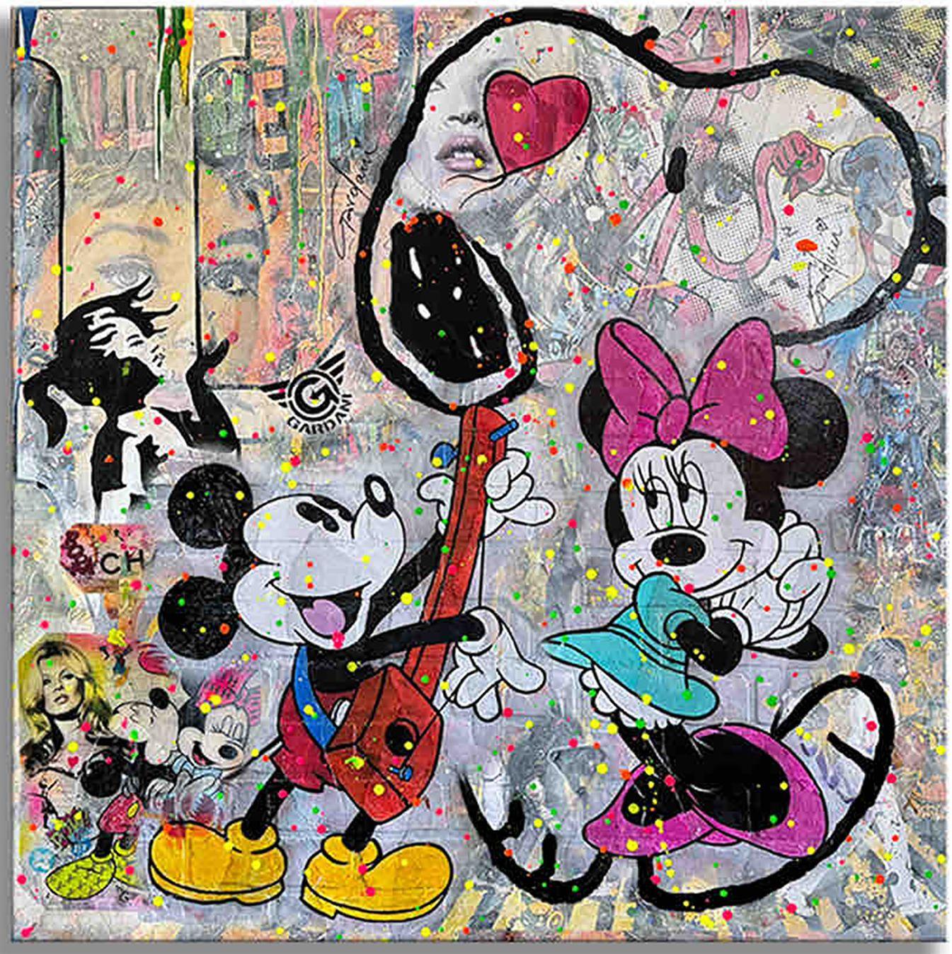 Original Painting on Canvas.    One-of-a-kind Pop Art Original Painting on Canvas by Gardani available for you. Hand signed by the Artist front and back, comes with official Gardani Certificate of Authenticity with a unique dollar bill sequence as a