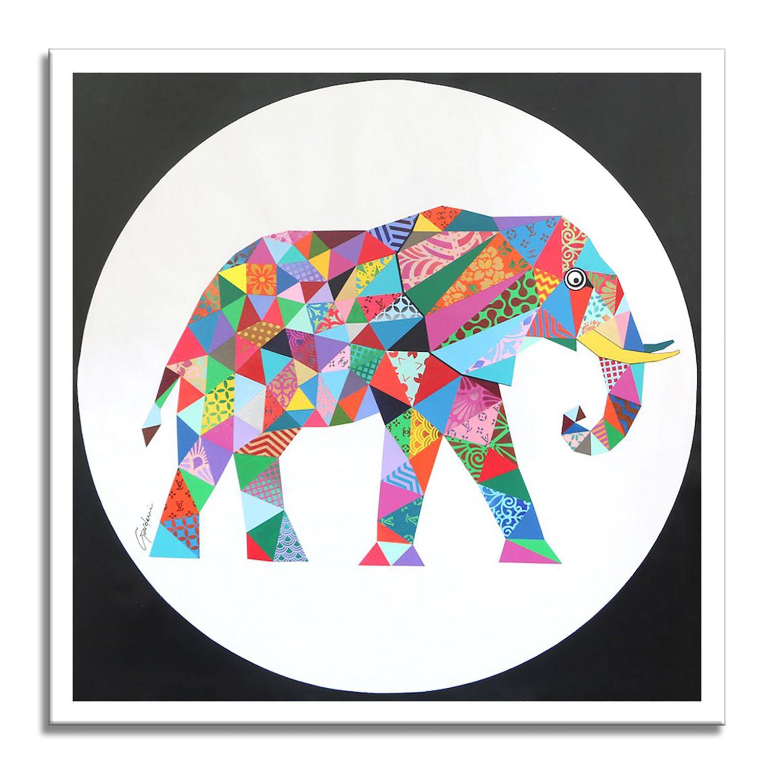 Shep of the jungle, Painting, Acrylic on Canvas For Sale 2