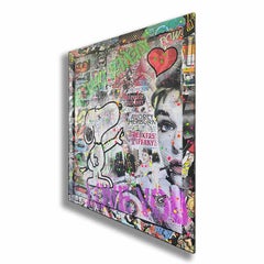 Snoopy  Sweetest, Painting, Acrylic on Canvas