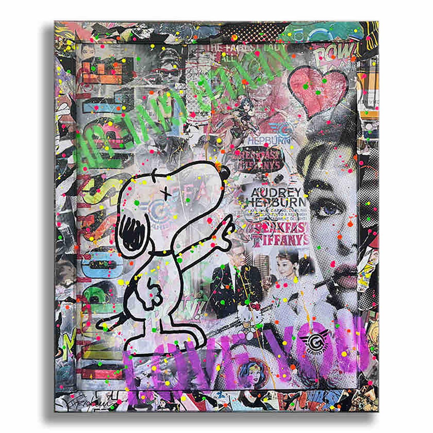 Snoopy  Sweetest, Pintura, Acrílico sobre lienzo en venta 2