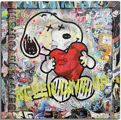 Snoopy Your Dreams, peinture sur toile