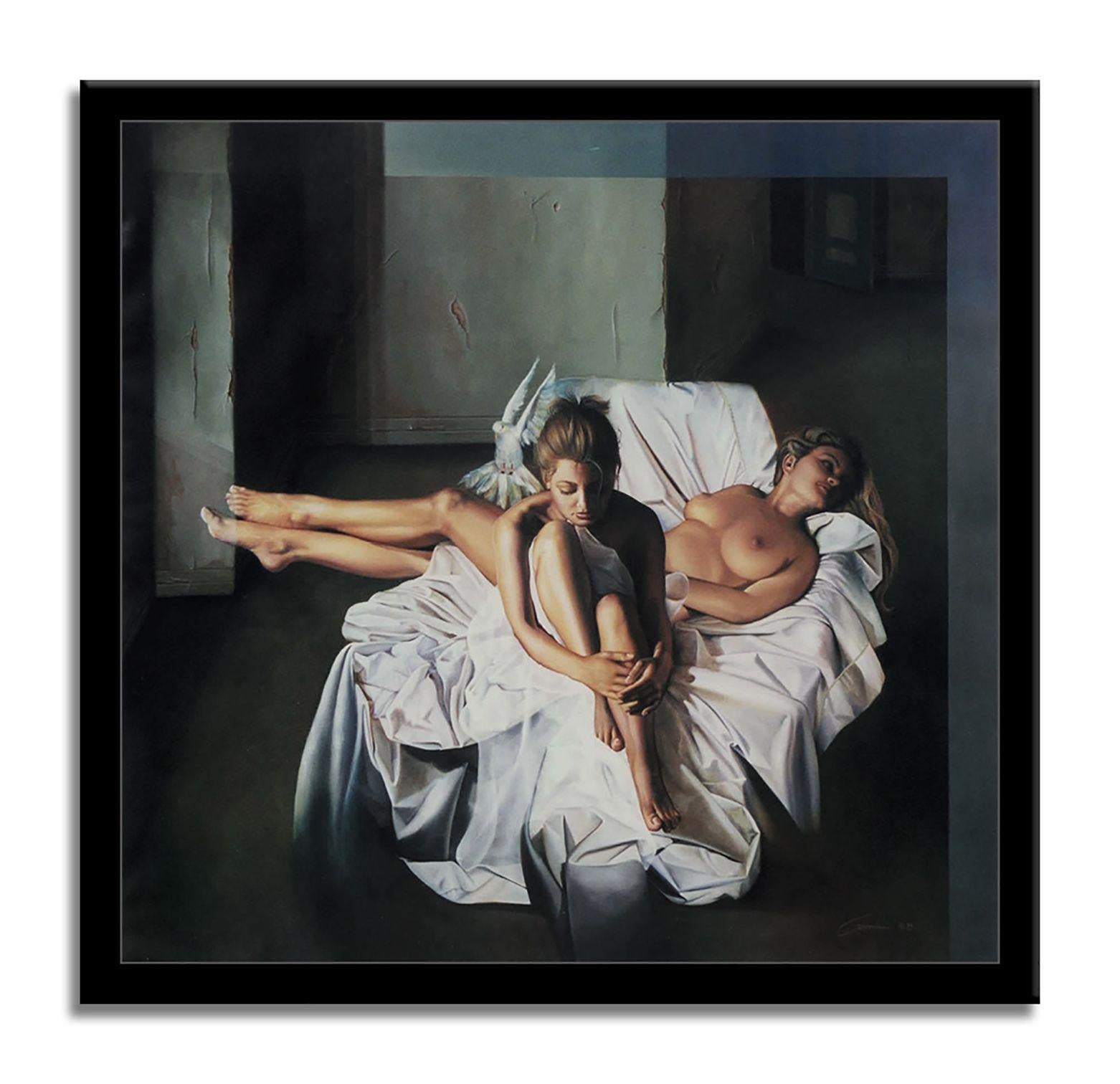 Sunset prelude, Painting, Oil on Canvas For Sale 3