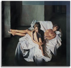 Sunset prelude, Painting, Oil on Canvas