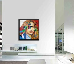 Super Jlo, Gemälde, Acryl auf Leinwand