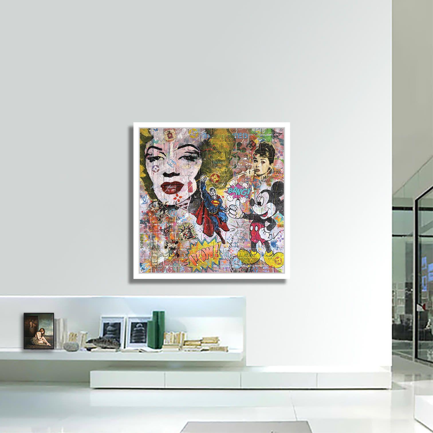 Super Tiffany, Gemälde, Acryl auf Holzplatte (Pop-Art), Painting, von Gardani Art