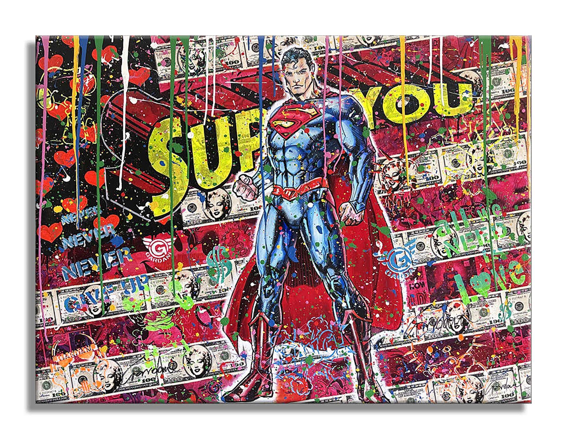 Superhero, Painting, Acrylic on Canvas