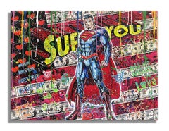 Supereroe, Pittura, Acrilico su tela