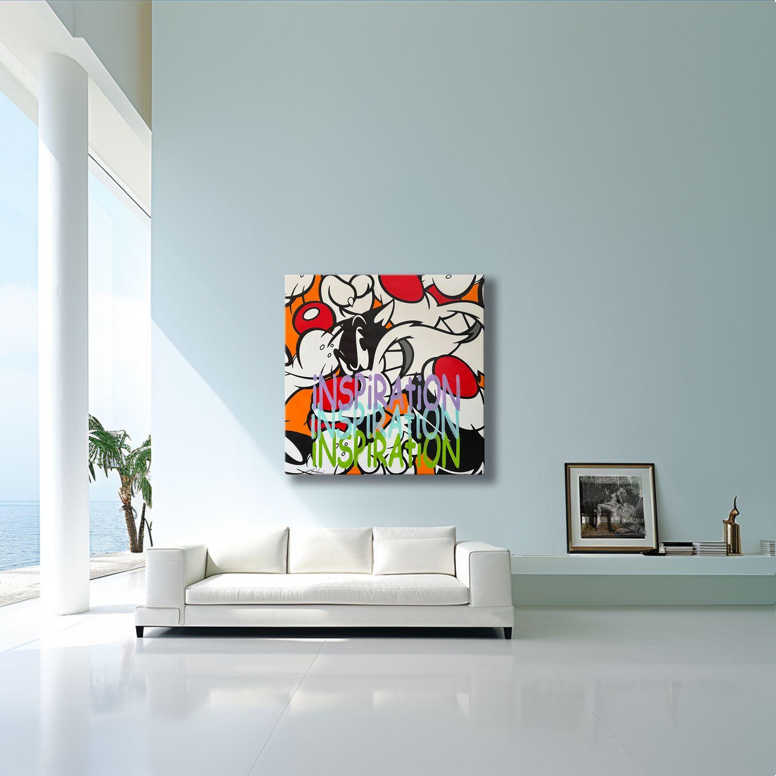 Sylvester Inspiration, Painting, Acrylic on Canvas For Sale 3
