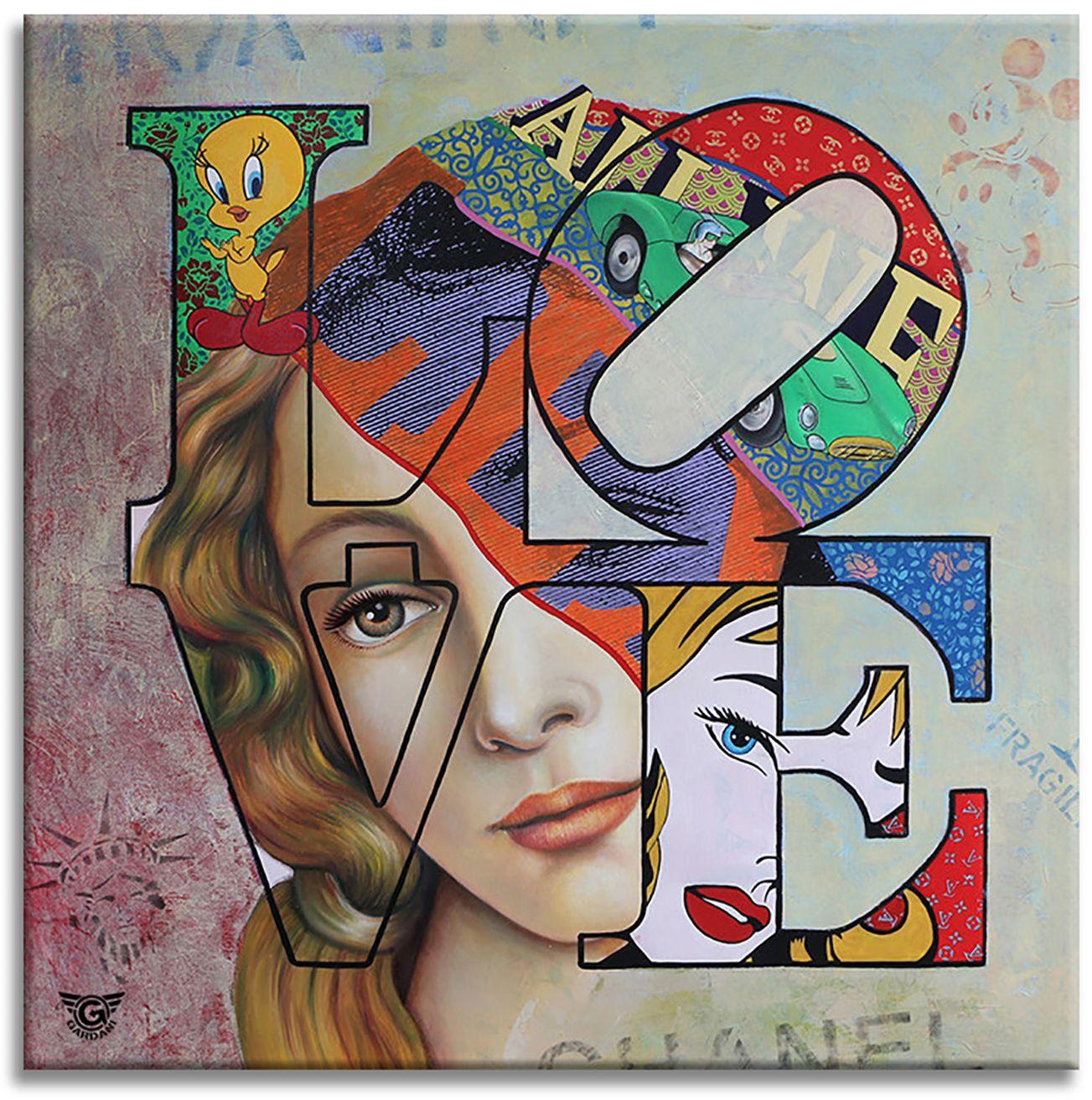 The Birth of Venus Love, Painting, Oil on Canvas