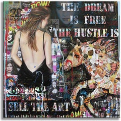 The dream is free, Painting, Acrylic on Canvas