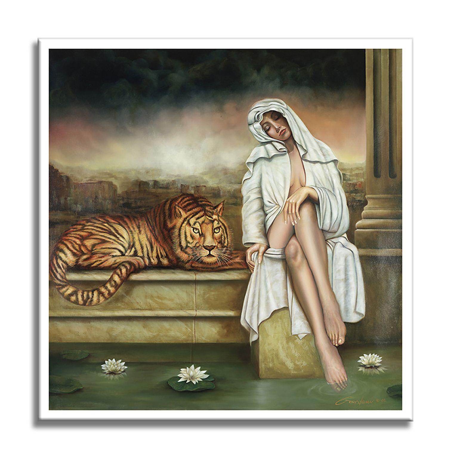 The Lost Guardian, Painting, Oil on Canvas For Sale 3