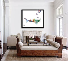 Die Zeit ist jetzt, Gemälde, Acryl auf Leinwand