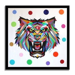 Tiger Brazil, Painting, Acrylic on Canvas