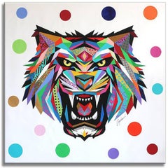 Tiger Brazil, Painting, Acrylic on Canvas