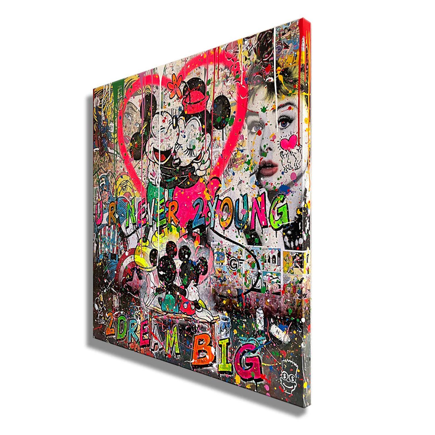 To Young, Pittura, Acrilico su tela - Painting Pop Art di Gardani Art