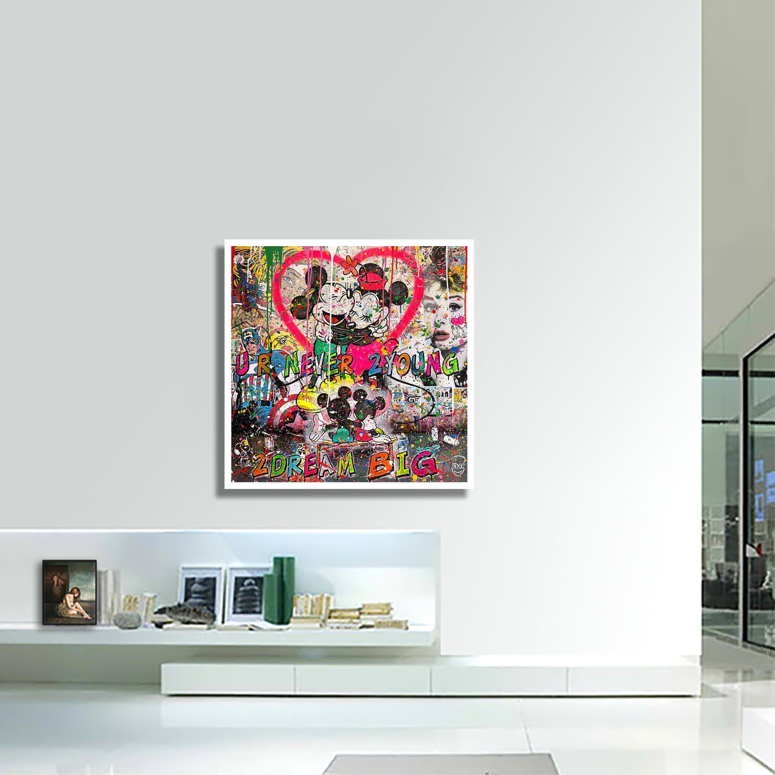 To Young, Pittura, Acrilico su tela in vendita 2