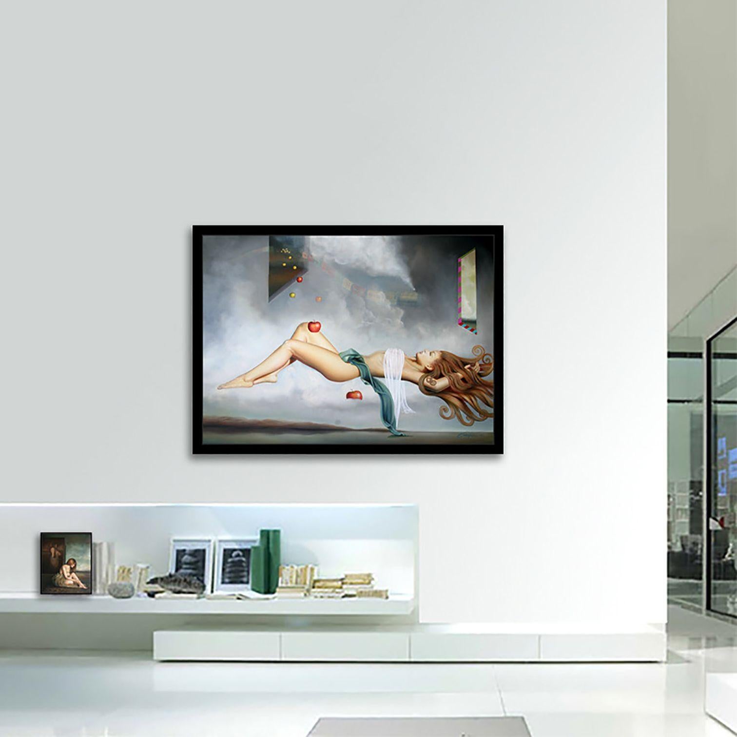 Train of Love, Gemälde, Öl auf Leinwand (Realismus), Painting, von Gardani Art