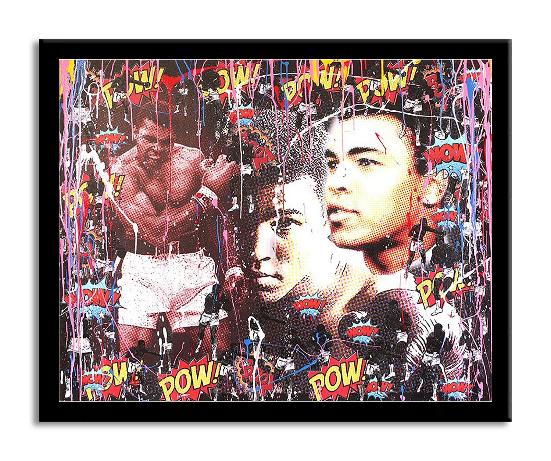 Tribute to Muhammad Ali, Painting, Acrylic on Canvas For Sale 1