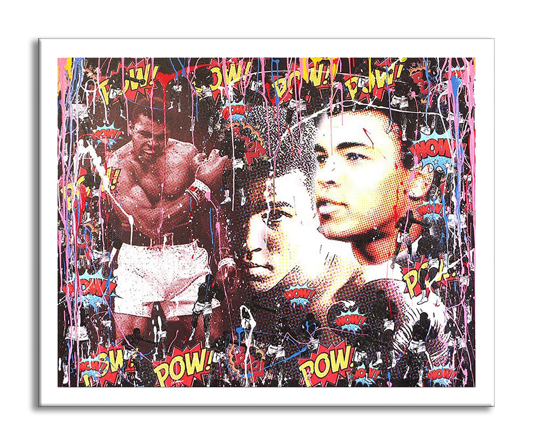 Tribute to Muhammad Ali, Painting, Acrylic on Canvas For Sale 2