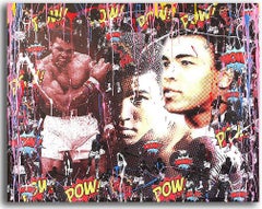 Tribute to Muhammad Ali, Painting, Acrylic on Canvas