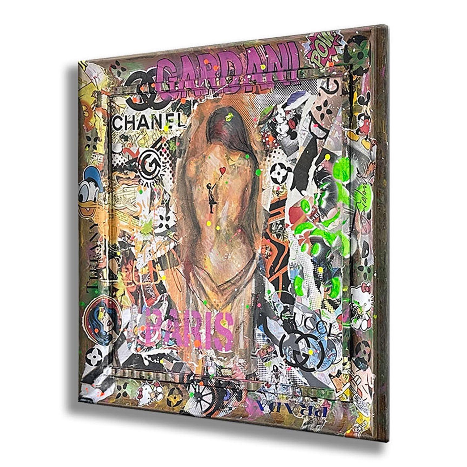 When AE Original Painting on canvas Home/Portraits, Painting, Acrylic on Canva For Sale 3