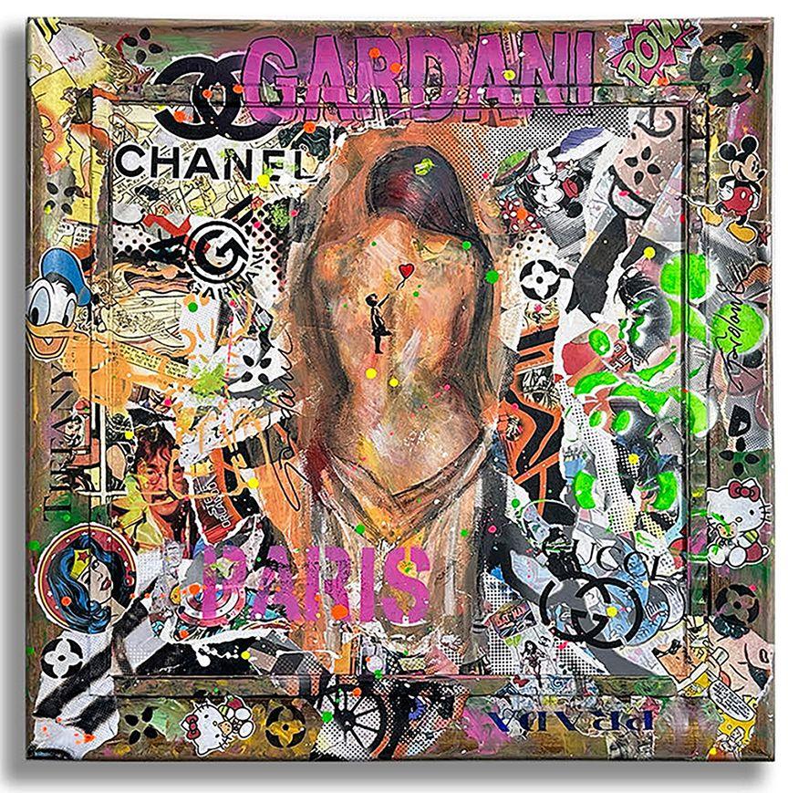 One-of-a-kind Pop Art Original Painting on Canvas by Gardani available for you. Hand signed by the Artist front and back, comes with official Gardani Certificate of Authenticity with a unique dollar bill sequence as a registration matching number of