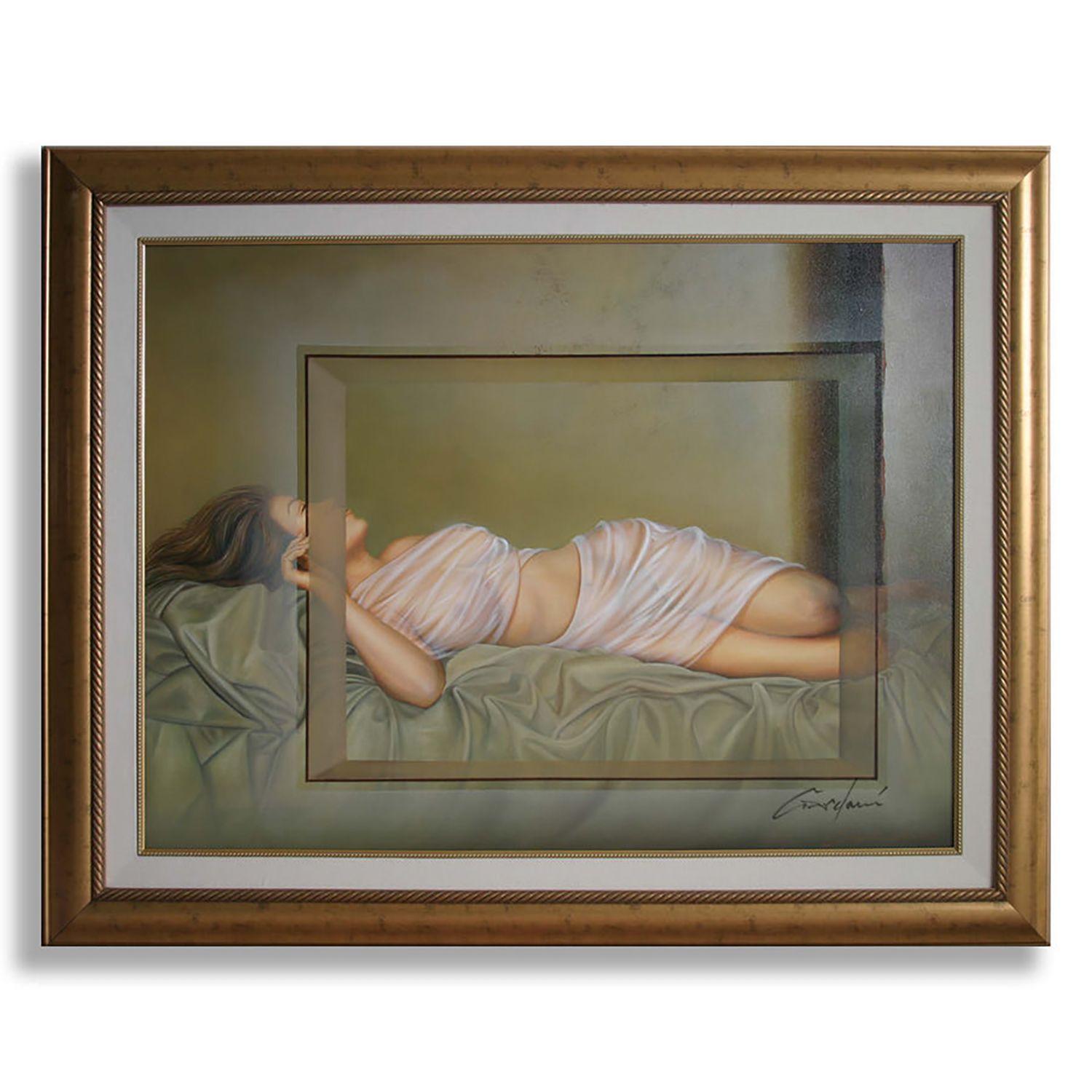 Where Colors Dreams Again – Originalgemälde, Gemälde, Öl auf Leinwand im Angebot 1
