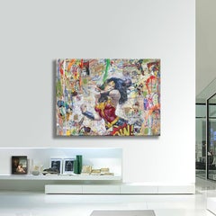 Wonder Woman, Pittura, Acrilico su tela