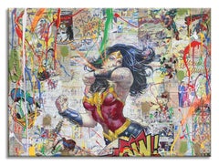 Wonder Woman, Painting, Acrylic on Canvas
