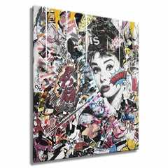 Wow Audrey â€“ Original Painting on canvas, Painting, Acrylic on Canvas