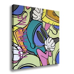 You and me Marvin the Martian, Painting, Acrylic on Canvas