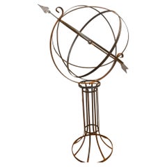Sphère armillaire de jardin en fonte classique Extérieurs 6.5 ft 200 CM